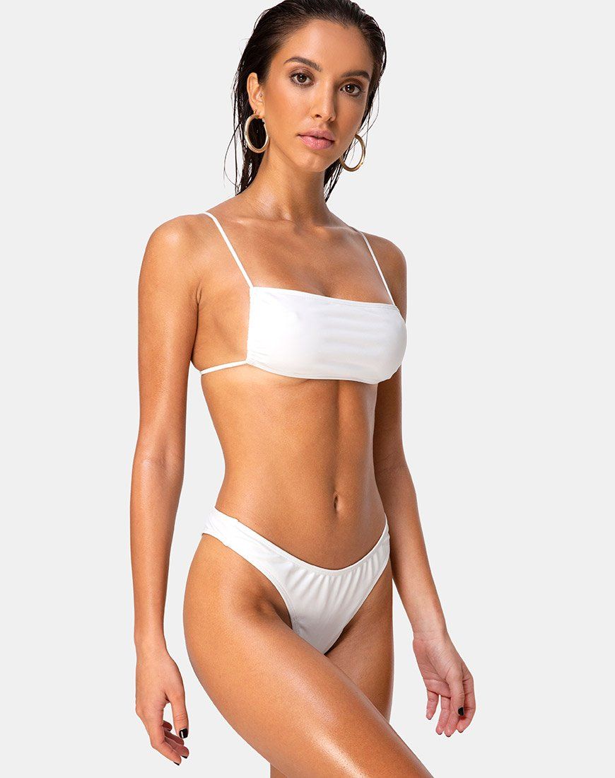 Farleigh Bottom Bikini in Ivory sold by Motel Rocks