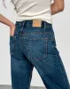 Mid Rise Slim Parallel Jeans in Mid Blue Used sold by Motel Rocks
