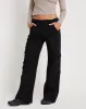 Hansa Cargo Trouser in Black sold by Motel Rocks