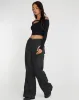 Blair Cargo Trousers in Dark Grey sold by Motel Rocks