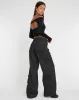 Blair Cargo Trousers in Dark Grey sold by Motel Rocks