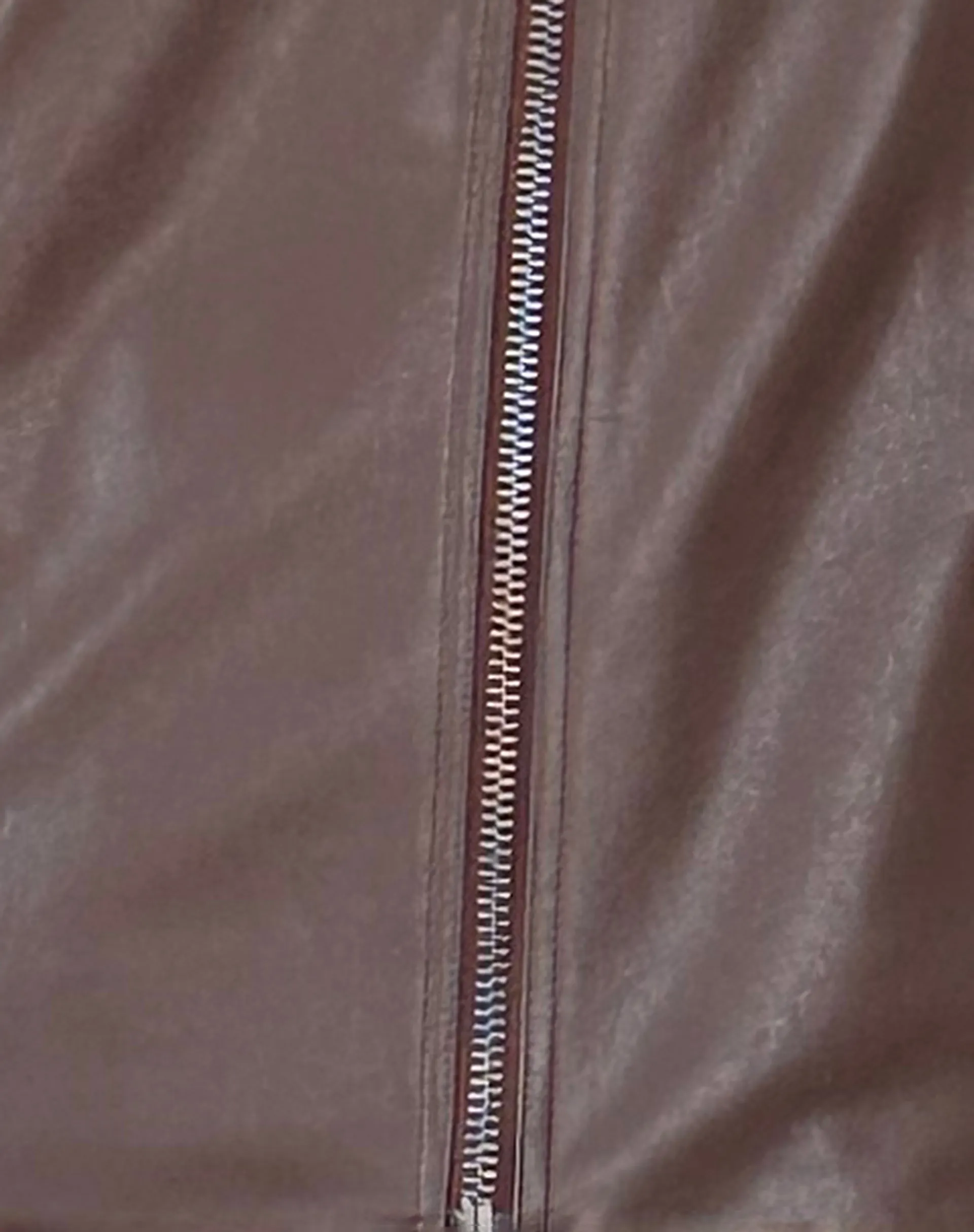 Berlin PU Trench Coat in Dark Brown sold by Motel Rocks product image thumbnail 5