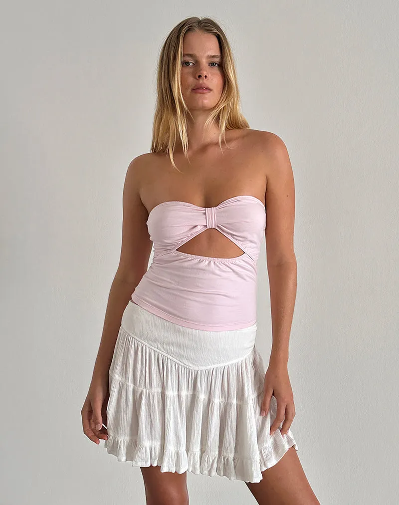 Tifose Twist Front Top in Light Pink sold by Motel Rocks product image thumbnail 4