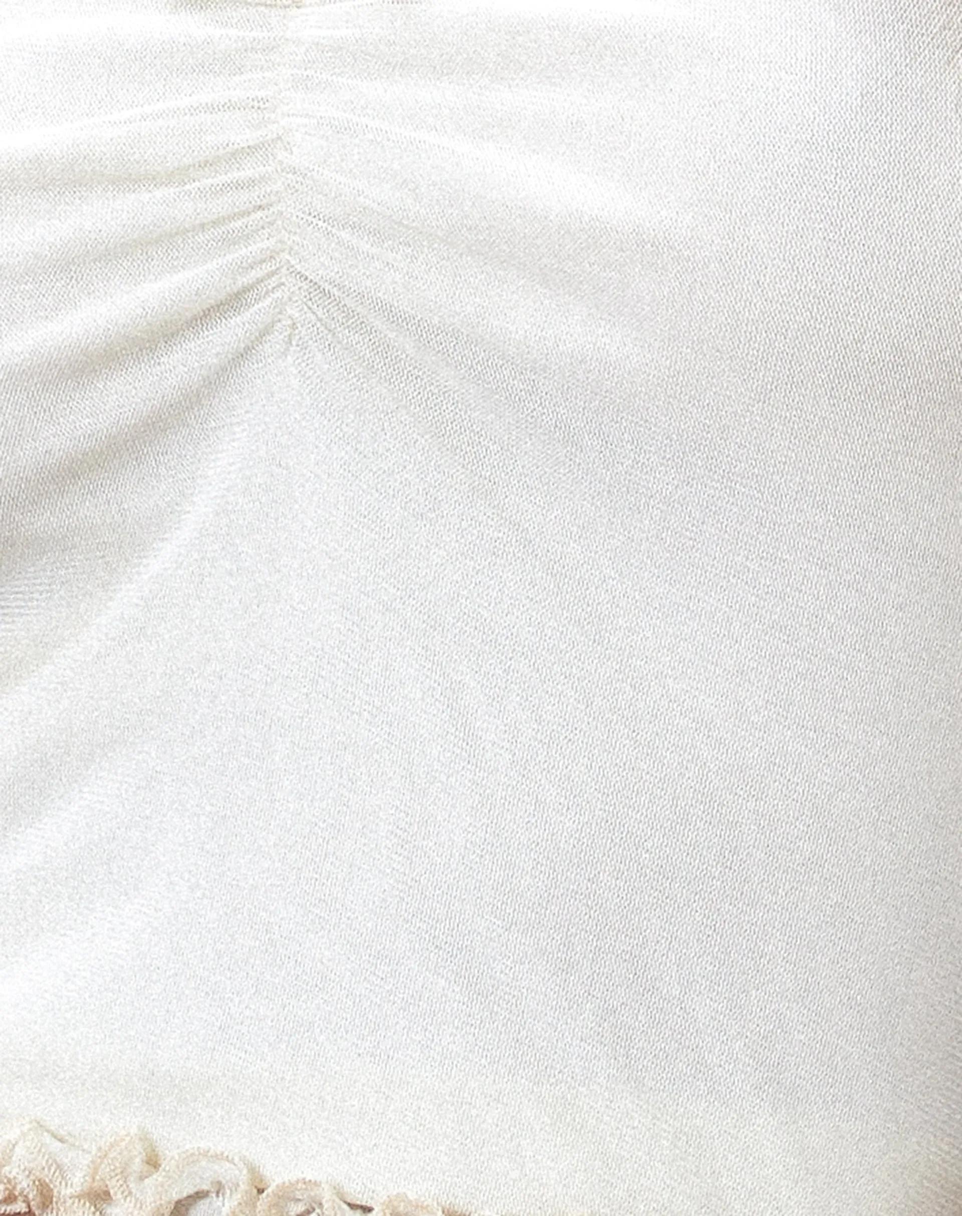 Jachai Frill Detail Bandeau Top in Off White sold by Motel Rocks product image thumbnail 5