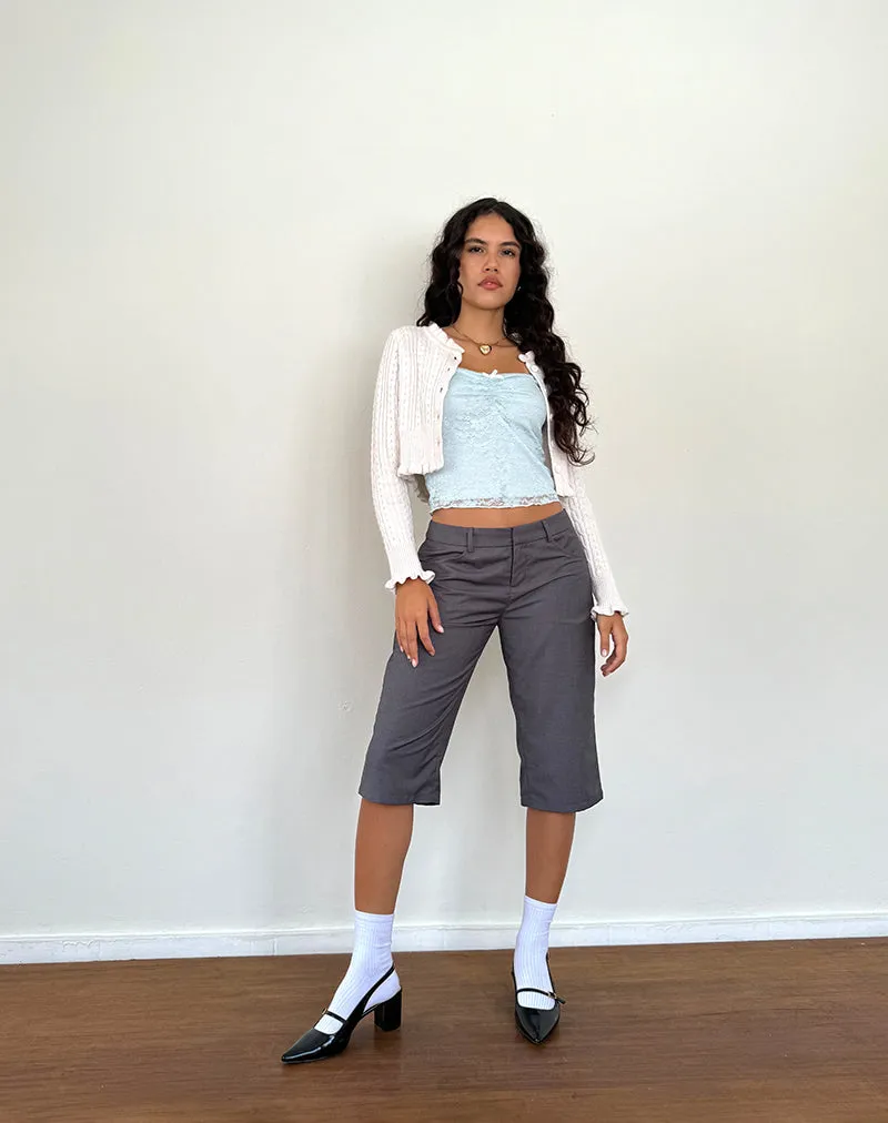 Hali Cami Top in Ice Blue Orchid Lace sold by Motel Rocks product image thumbnail 5