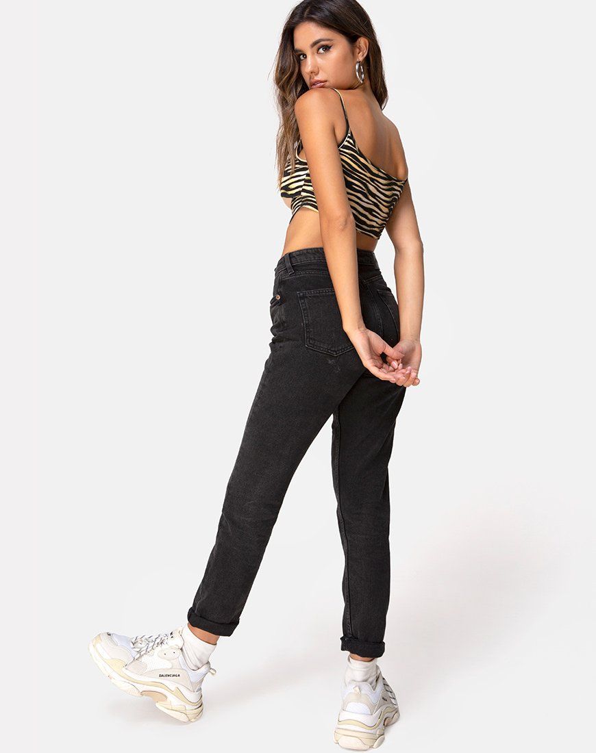 Mizda Top in Tiger sold by Motel Rocks product image thumbnail 4