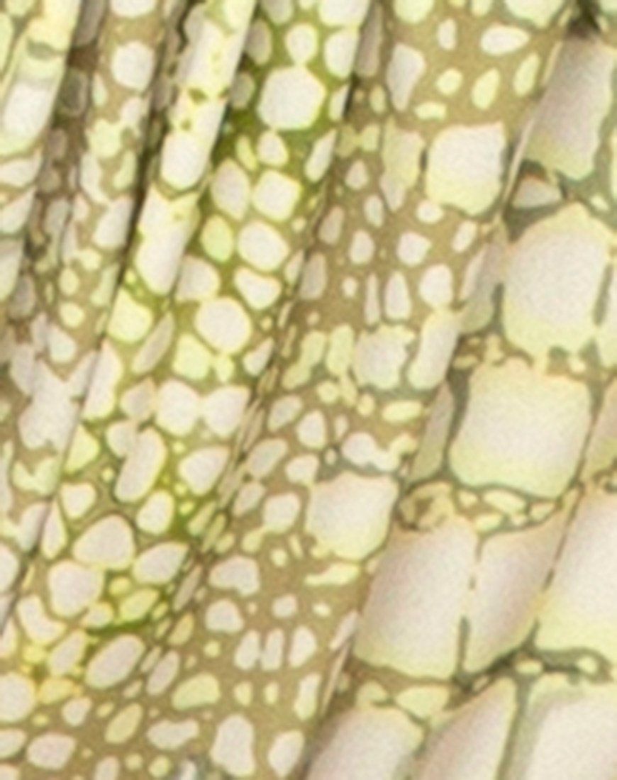 Leyna Bikini Bottom in Croc Green sold by Motel Rocks product image thumbnail 5