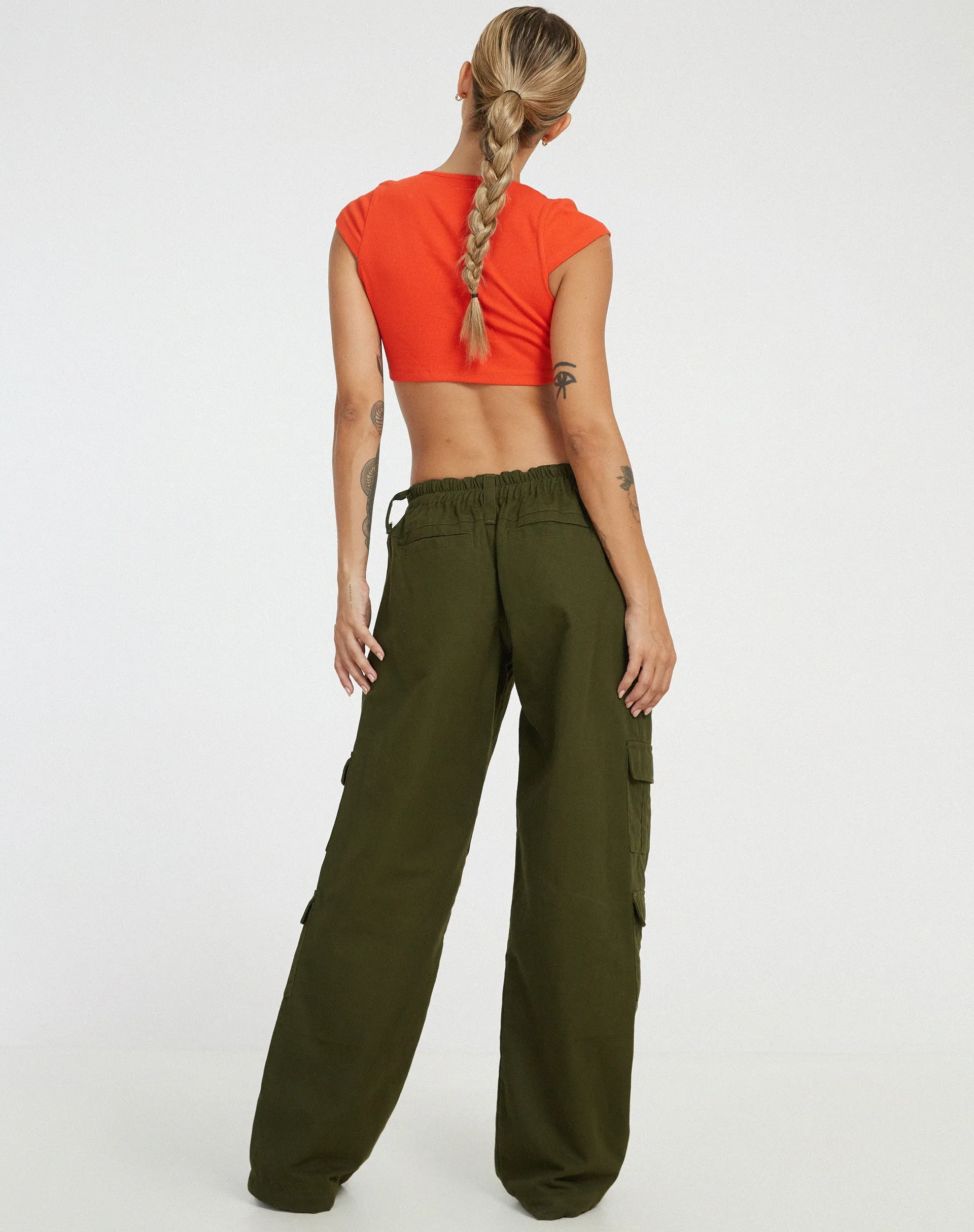 Guanna Crop Top in Red sold by Motel Rocks product image thumbnail 4