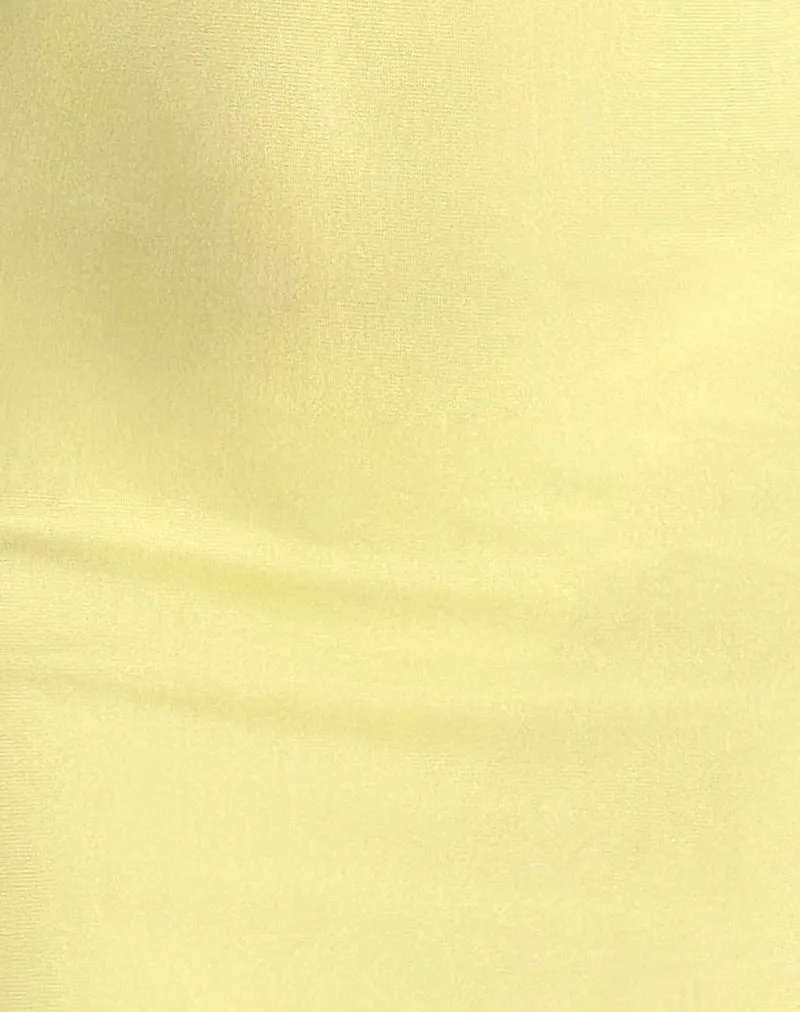 Ribka Midi Dress in Mesh Lemon sold by Motel Rocks product image thumbnail 4