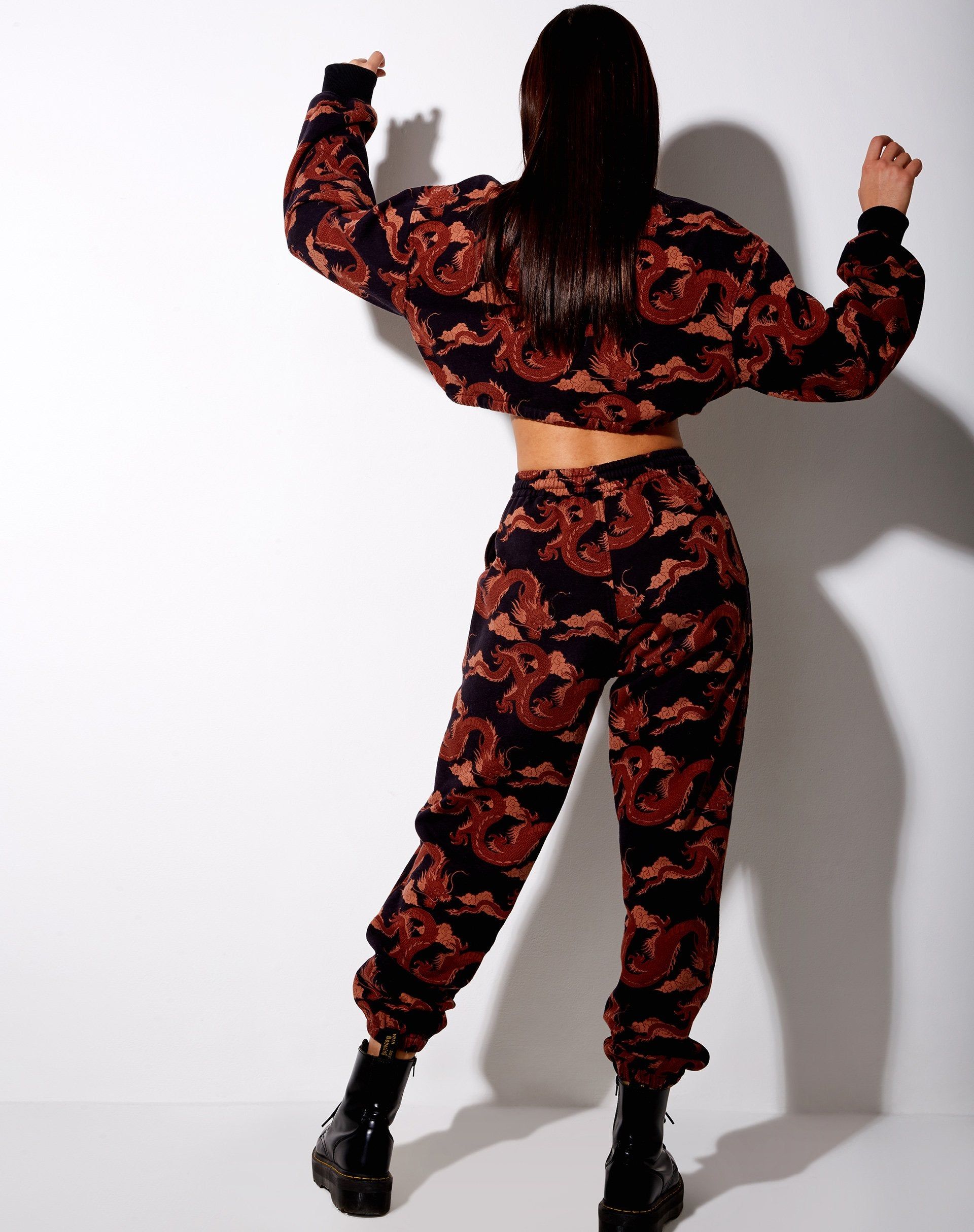 Ronina Dress in Gold Satin Cheetah sold by Motel Rocks product image thumbnail 4