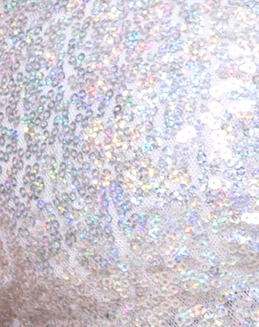 MAISIE TOP BIKINI SEQUIN DIAMOND SHINE (Z012665 DIAMOND SHINE) sold by Motel Rocks product image thumbnail 5