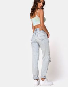 Kimo Crop Top in Pastel Tie Dye sold by Motel Rocks