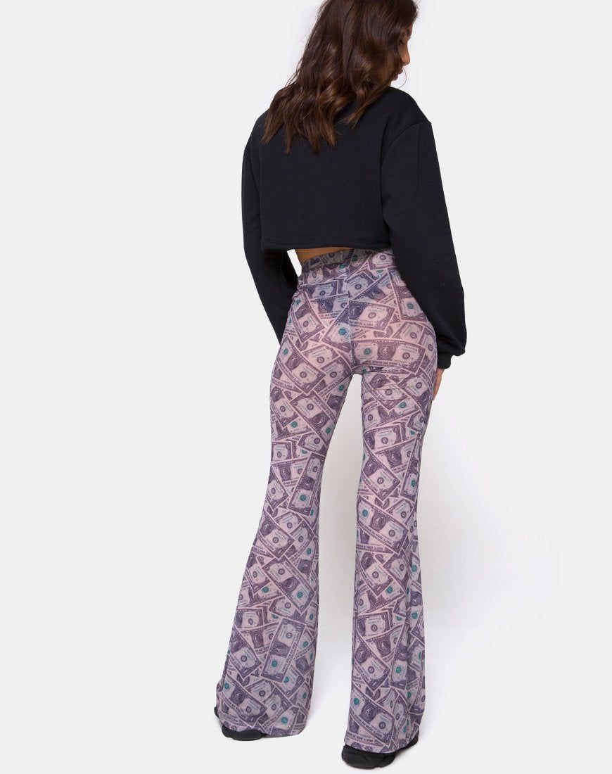 Herlom Trouser in Dollar Bill sold by Motel Rocks product image thumbnail 4
