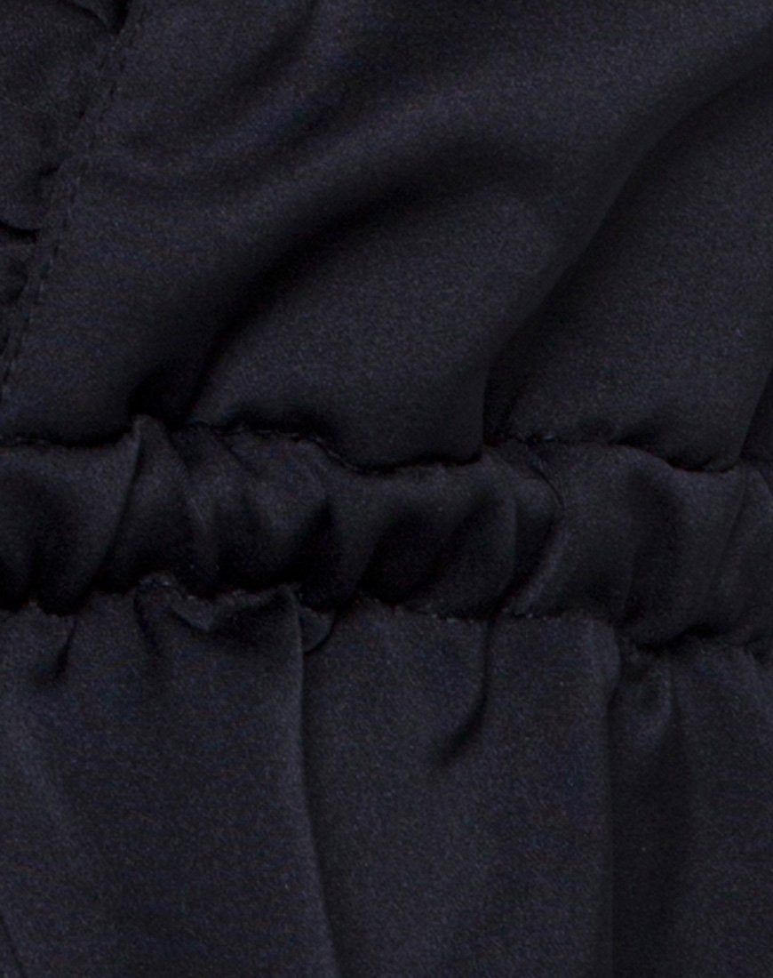 Tyrell Bralette Top in Satin Black sold by Motel Rocks product image thumbnail 5