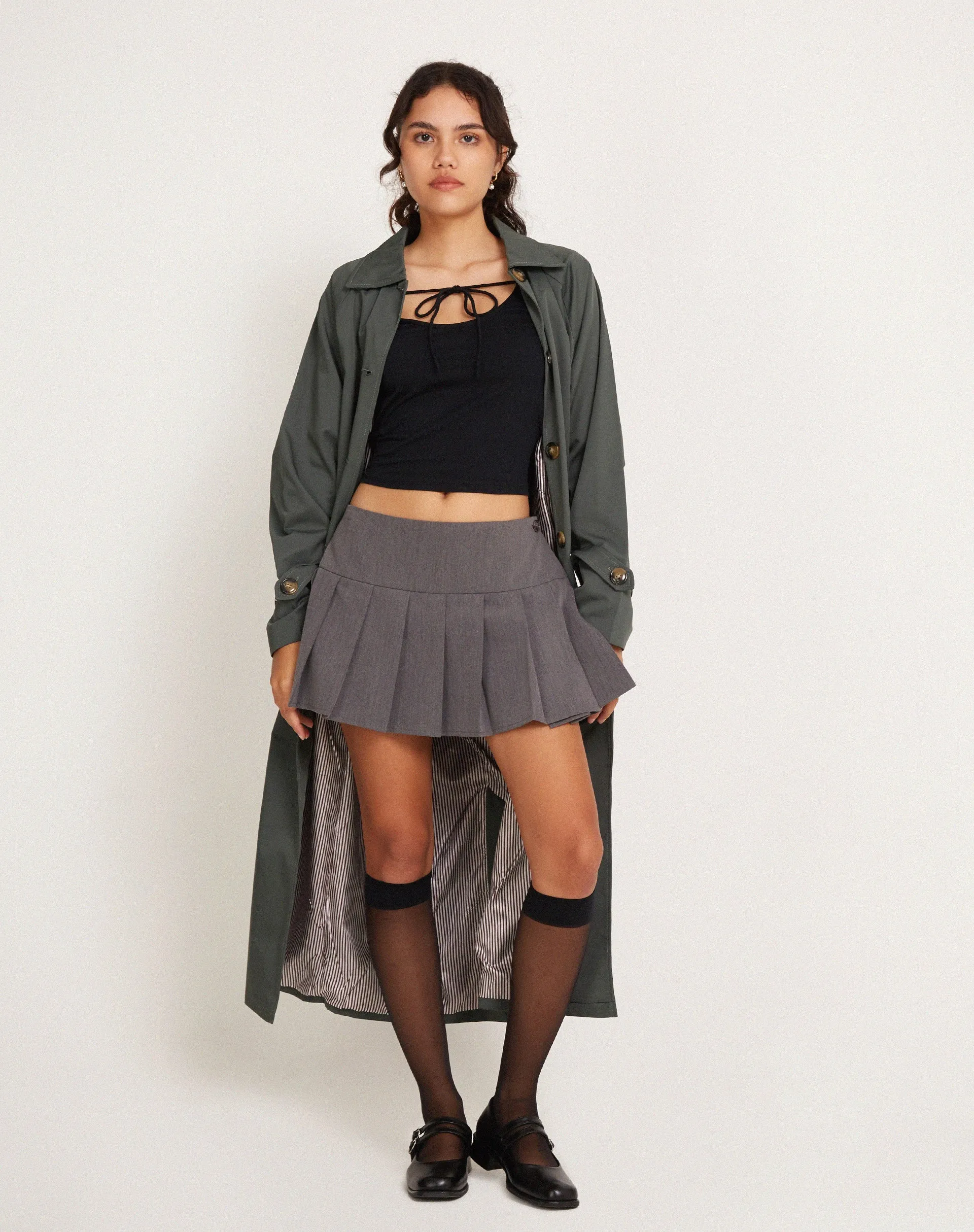 Olno Long Sleeve Top in Black sold by Motel Rocks product image thumbnail 2