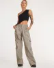 Hansa Cargo Trouser in Stone sold by Motel Rocks