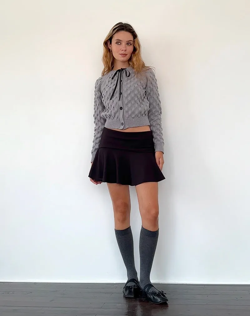 Paulette Cardigan in Light Grey sold by Motel Rocks product image thumbnail 5