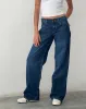 Low Rise Parallel Jeans in Mid Blue Used sold by Motel Rocks