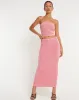 Tulus Maxi Skirt in Pink sold by Motel Rocks