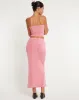 Tulus Maxi Skirt in Pink sold by Motel Rocks