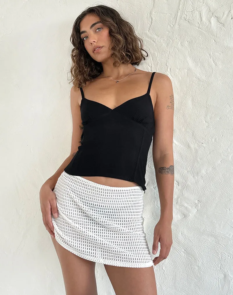 Rey Cami Top in Black sold by Motel Rocks product image thumbnail 5