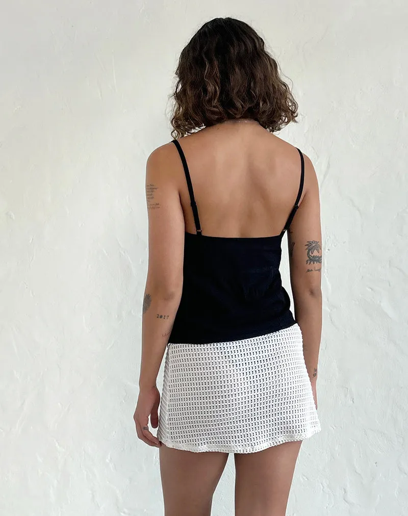 Rey Cami Top in Black sold by Motel Rocks product image thumbnail 3