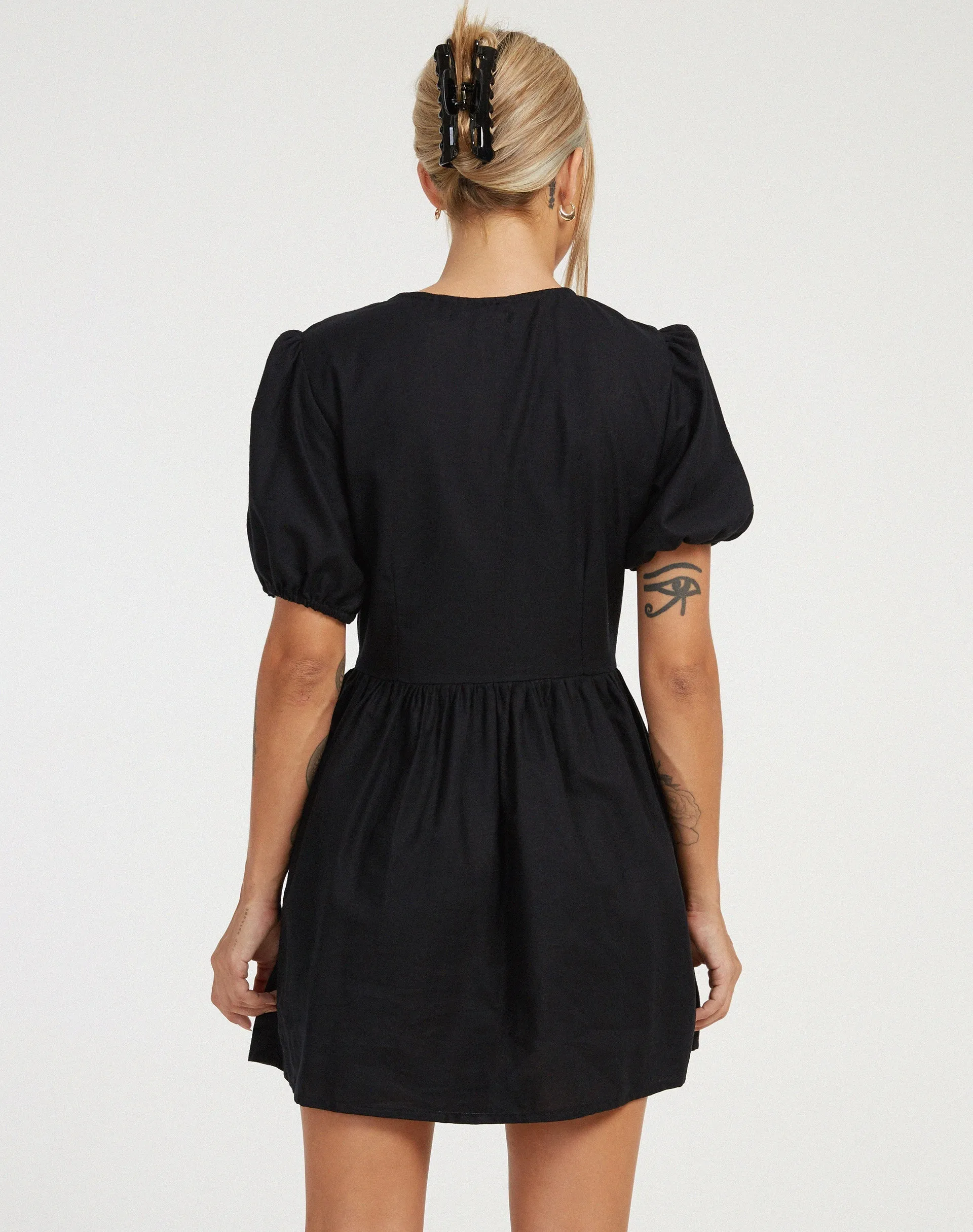 Shirley Mini Dress in Black sold by Motel Rocks product image thumbnail 2