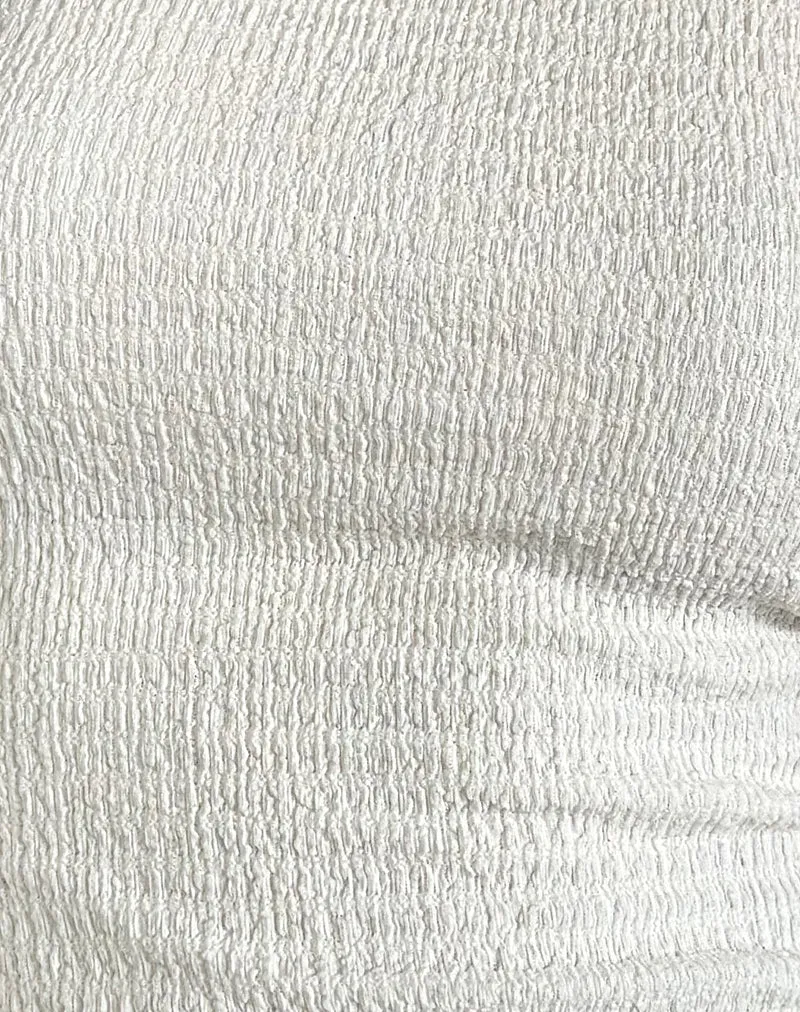 Mohala Top in Crinkle Ivory sold by Motel Rocks product image thumbnail 5