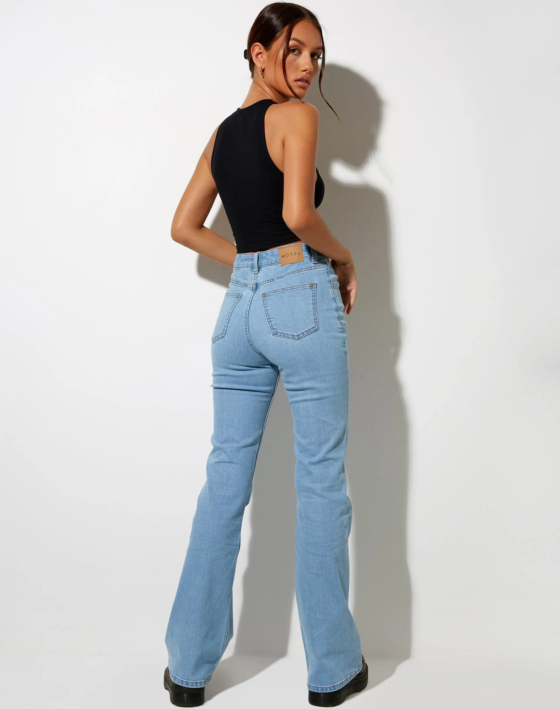 Giwta Crop Top in Black sold by Motel Rocks product image thumbnail 3