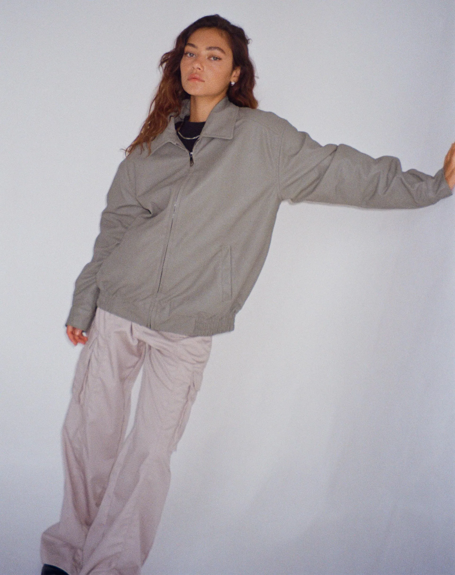 Cavita Jacket in PU Grey sold by Motel Rocks product image thumbnail 2