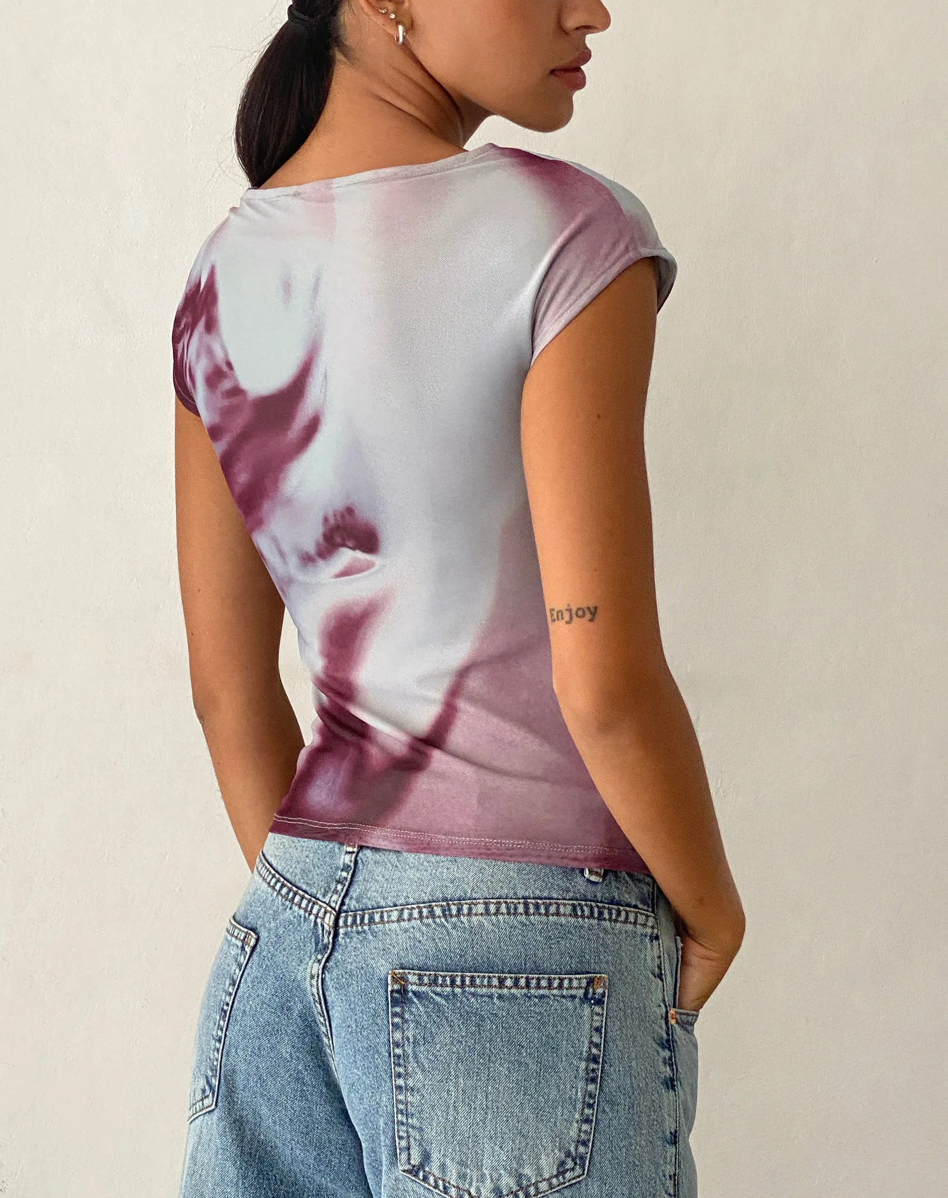 Nova Top in Anatomy of Nature Grey sold by Motel Rocks product image thumbnail 4
