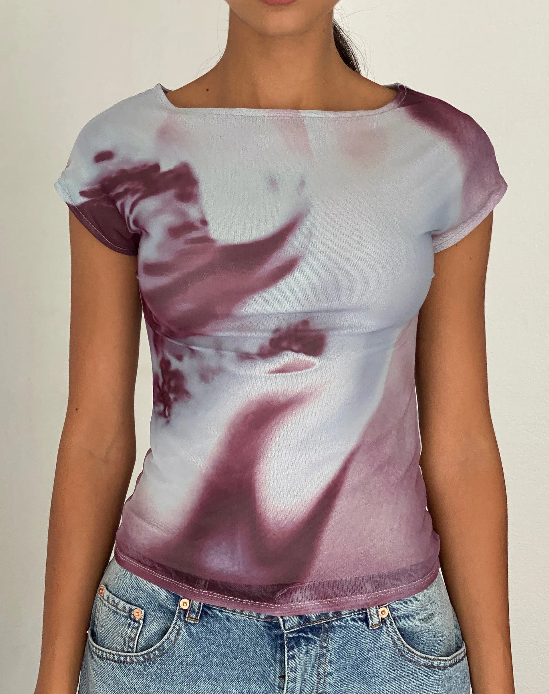 Nova Top in Anatomy of Nature Grey sold by Motel Rocks