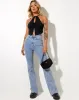 Asmi Crop Top in Black sold by Motel Rocks
