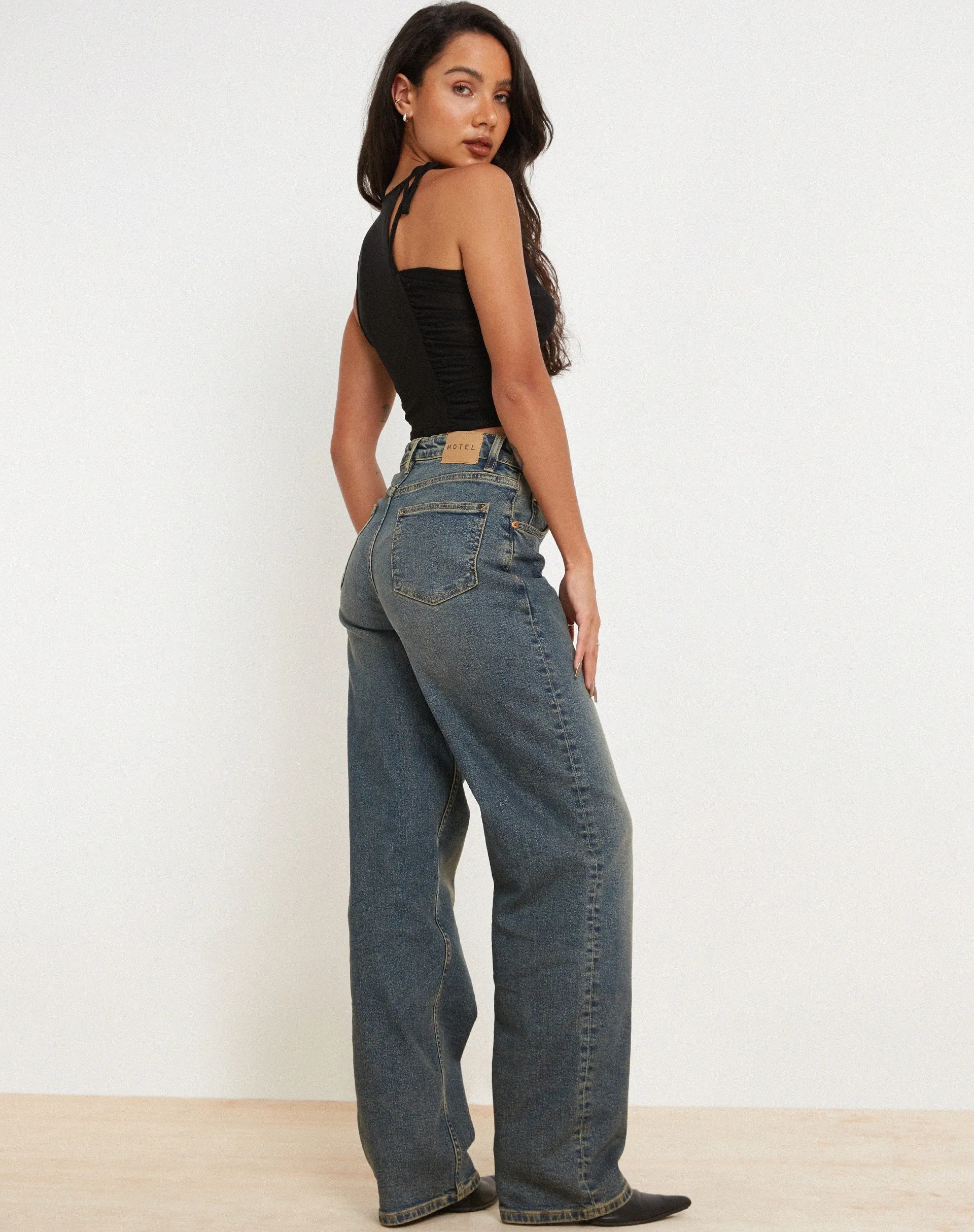 Sonja Crop Top in Black sold by Motel Rocks product image thumbnail 5