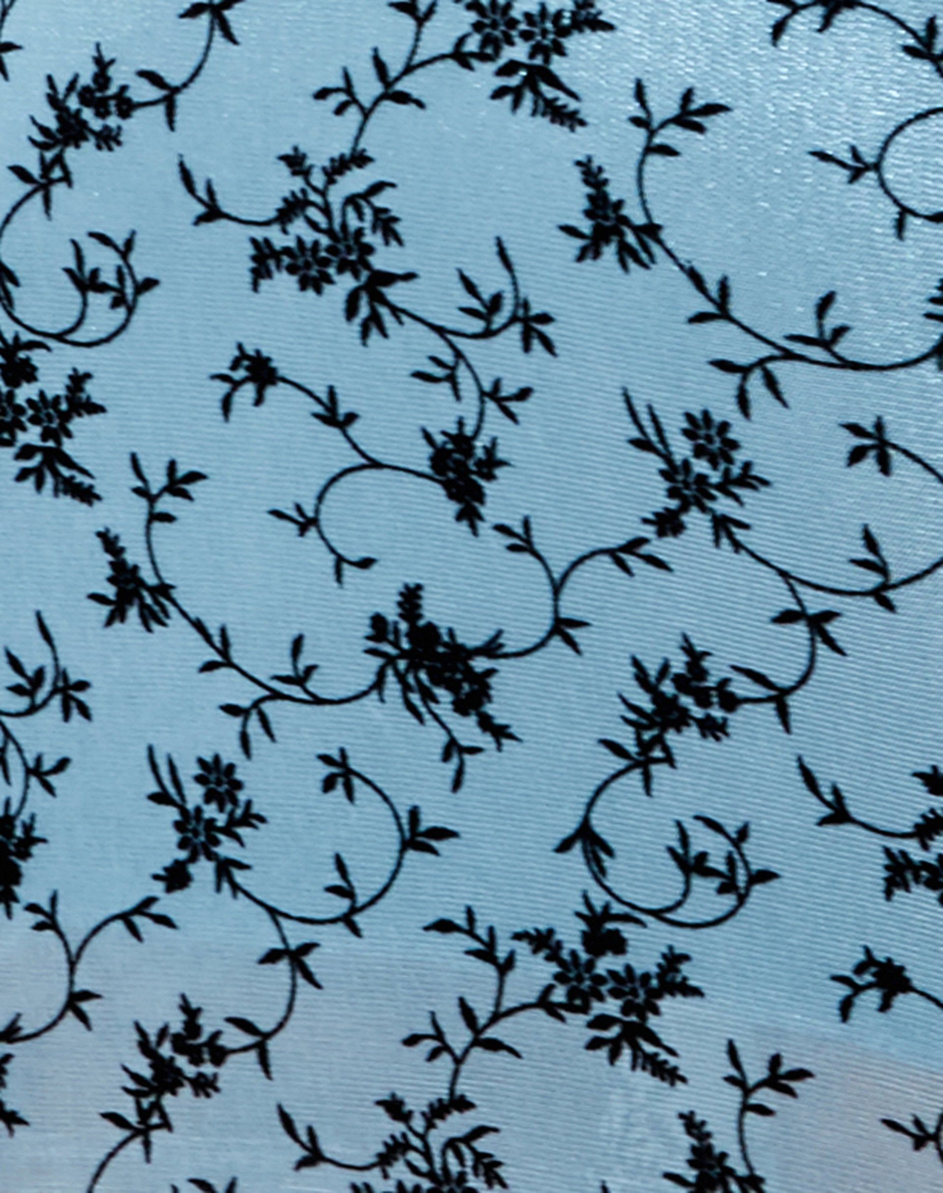 Kinnie Mini Skirt in Love Bloom Grey and Blue Flock sold by Motel Rocks product image thumbnail 5