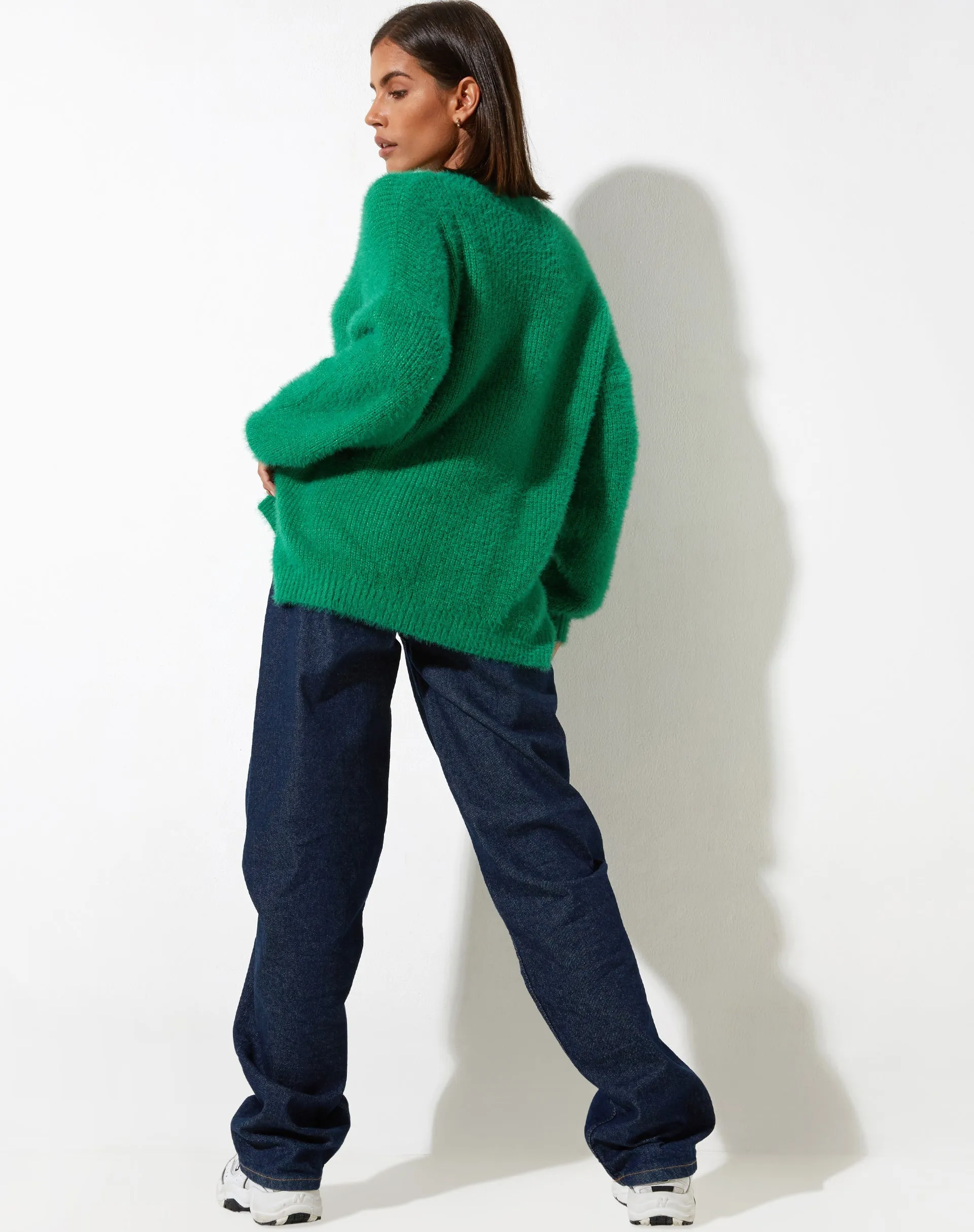 Bondy Jumper in Knit Kelly Green sold by Motel Rocks product image thumbnail 5