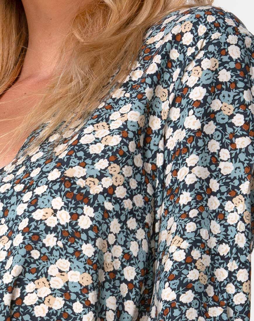 Rosella Swing Dress in Floral Field Navy sold by Motel Rocks product image thumbnail 5