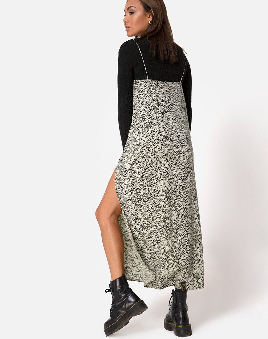 Batis Maxi Dress in Mini Jaguar sold by Motel Rocks product image thumbnail 4