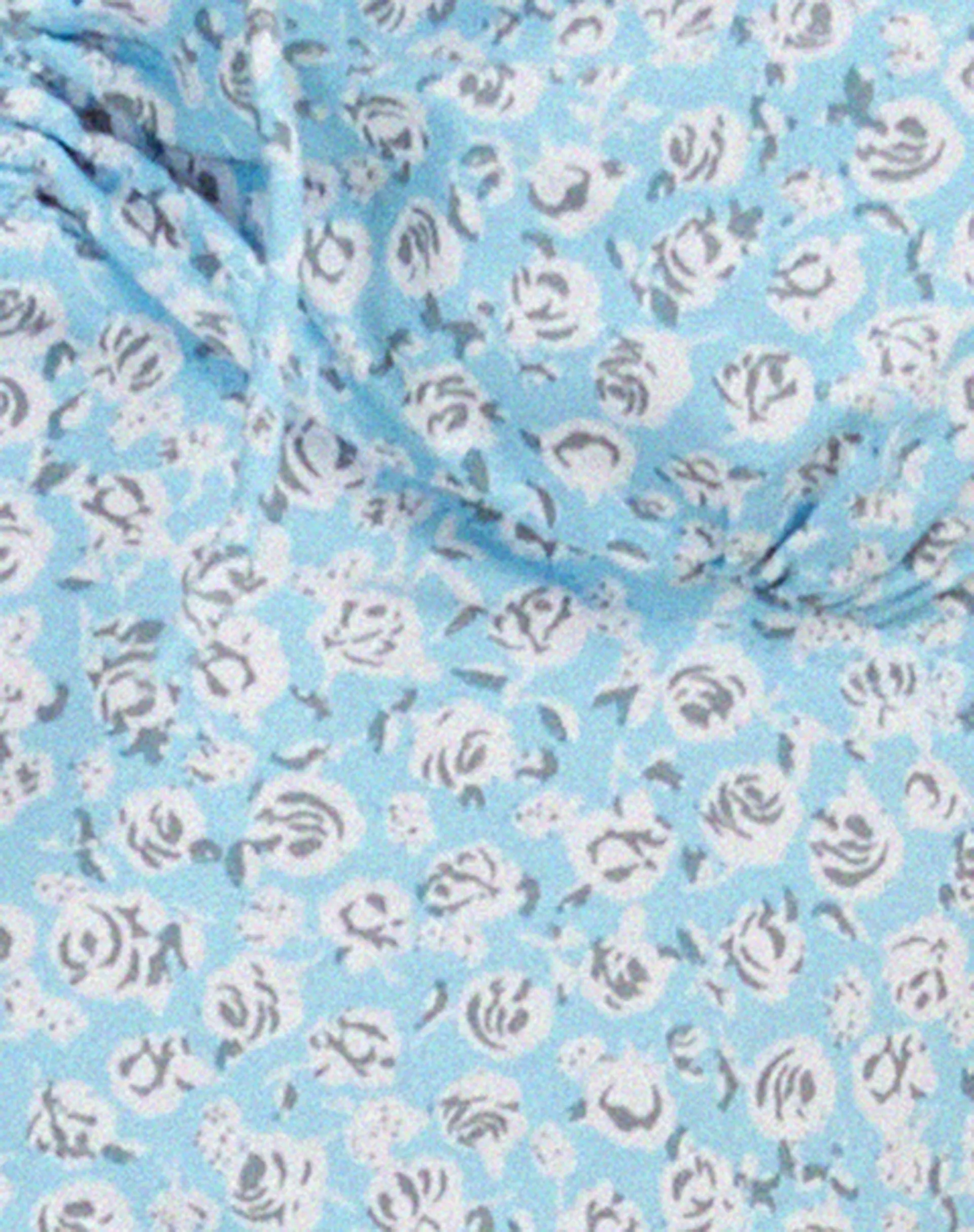 Ridis Crop Top in Ditsy Rose Blue sold by Motel Rocks product image thumbnail 5