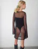 Sachin Mini Dress in Chain Knit Black sold by Motel Rocks