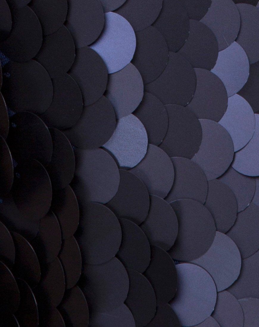 Ariel Bodice in Fishcale Dis Sequin Midnight sold by Motel Rocks product image thumbnail 5