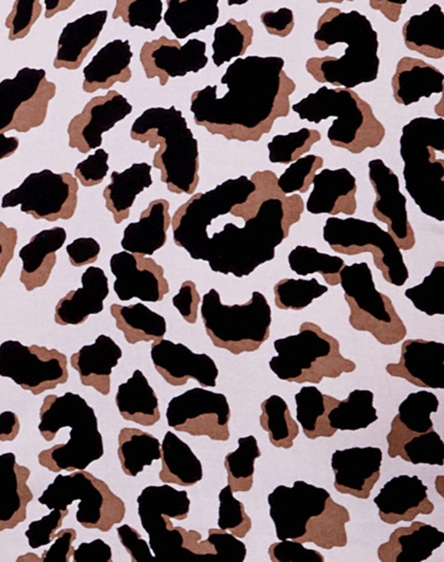 Maudy Crop Top in Pink Panther sold by Motel Rocks product image thumbnail 5