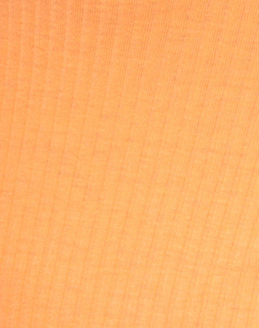 Medi Top in Rib Cantaloupe sold by Motel Rocks product image thumbnail 5