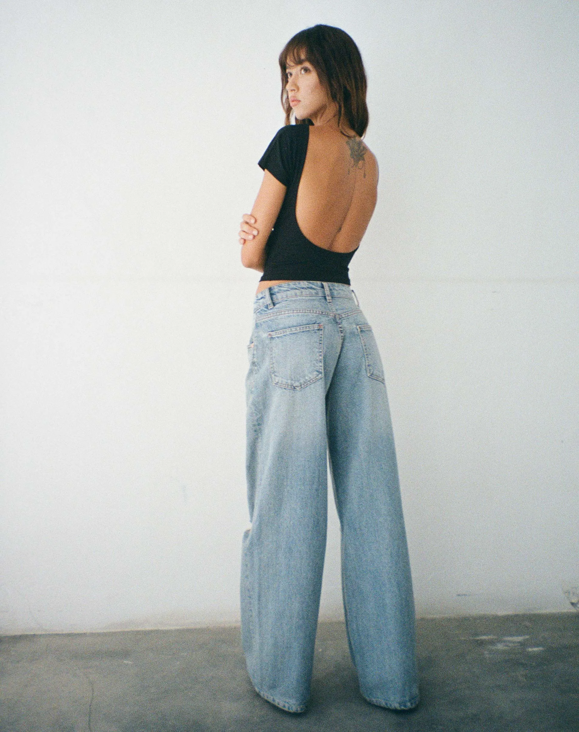 Xiwang Crop Top in Black sold by Motel Rocks product image thumbnail 3