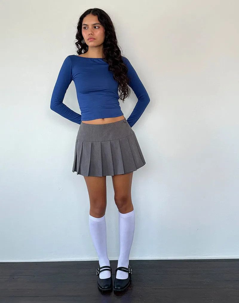 Amabon Long Sleeve Top in Dazzling Blue sold by Motel Rocks product image thumbnail 5