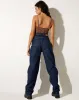 Yena Crop Top in Flower Garden Brown sold by Motel Rocks