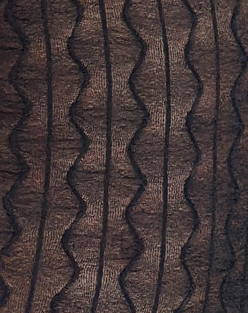 Kazi Bardot Top in Crinkle Black sold by Motel Rocks product image thumbnail 5