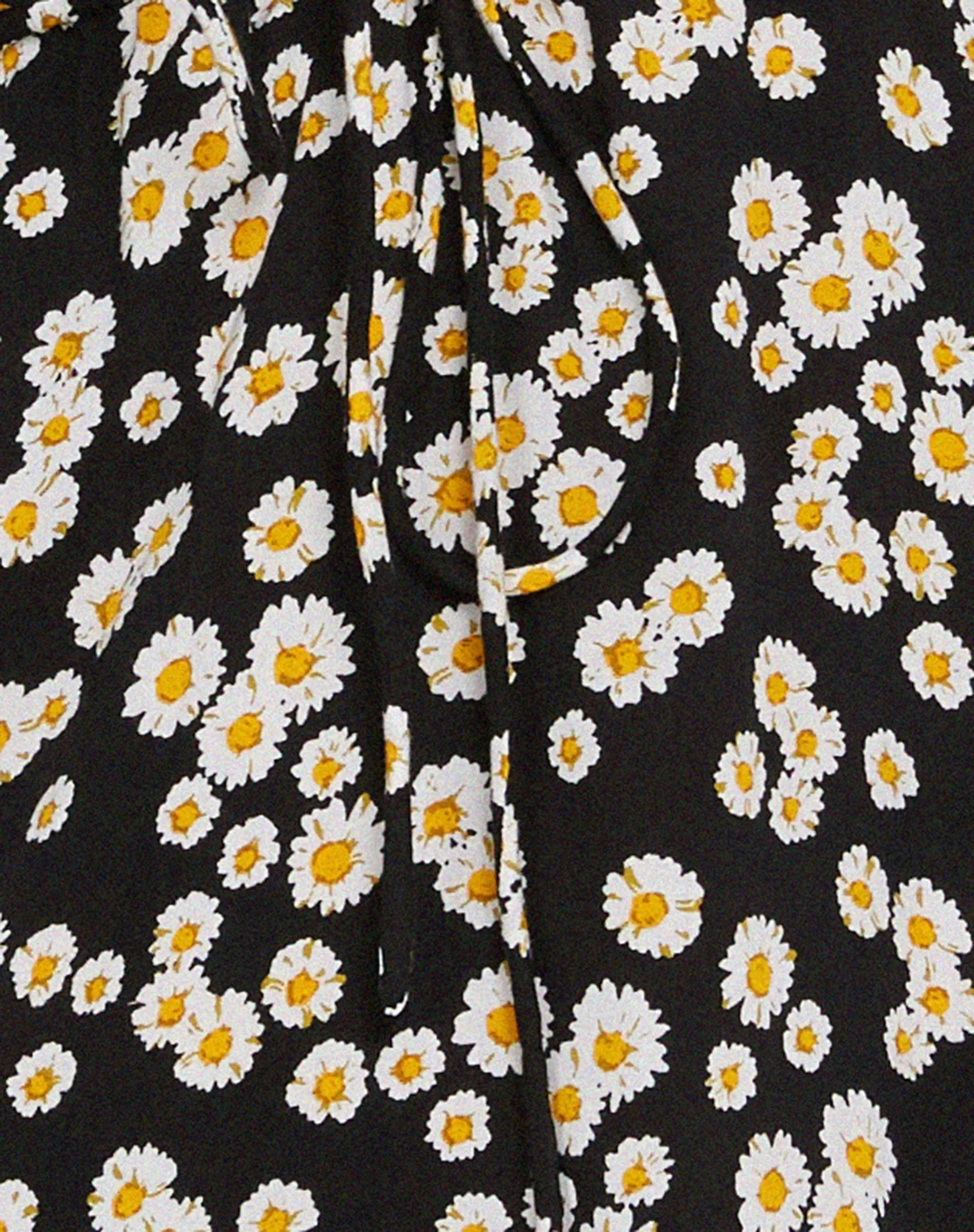 Senora Mini Dress in Mini Daisy Black sold by Motel Rocks product image thumbnail 5