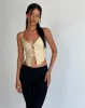 Oleta Cami Top in Cream sold by Motel Rocks