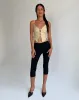 Oleta Cami Top in Cream sold by Motel Rocks